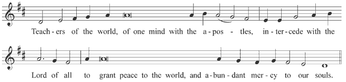 Troparion of the Three Holy Hierarchs